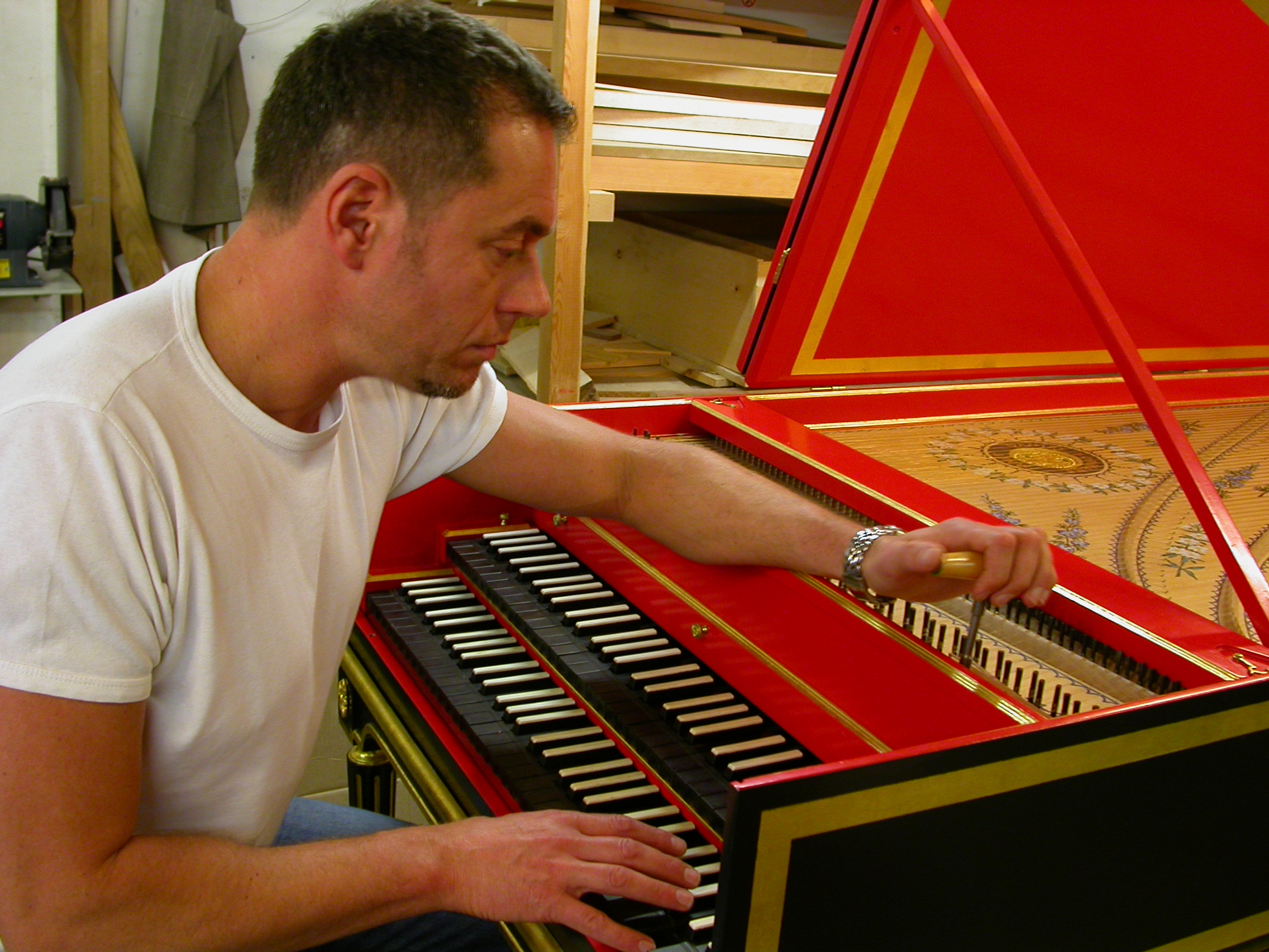 paul piano instrument maker craftsman craft wood worker