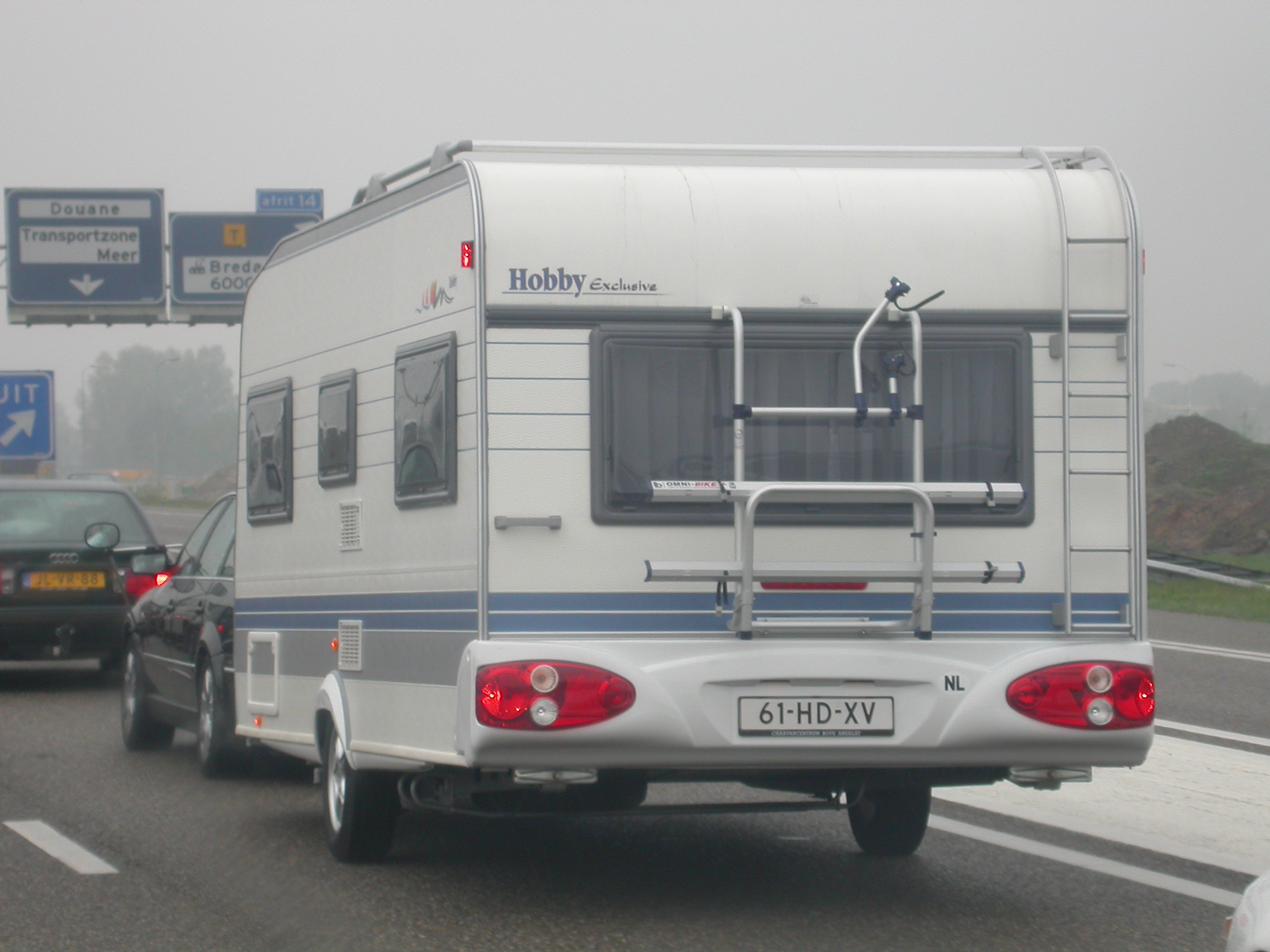 paul caravan mobile home road traffic vacation