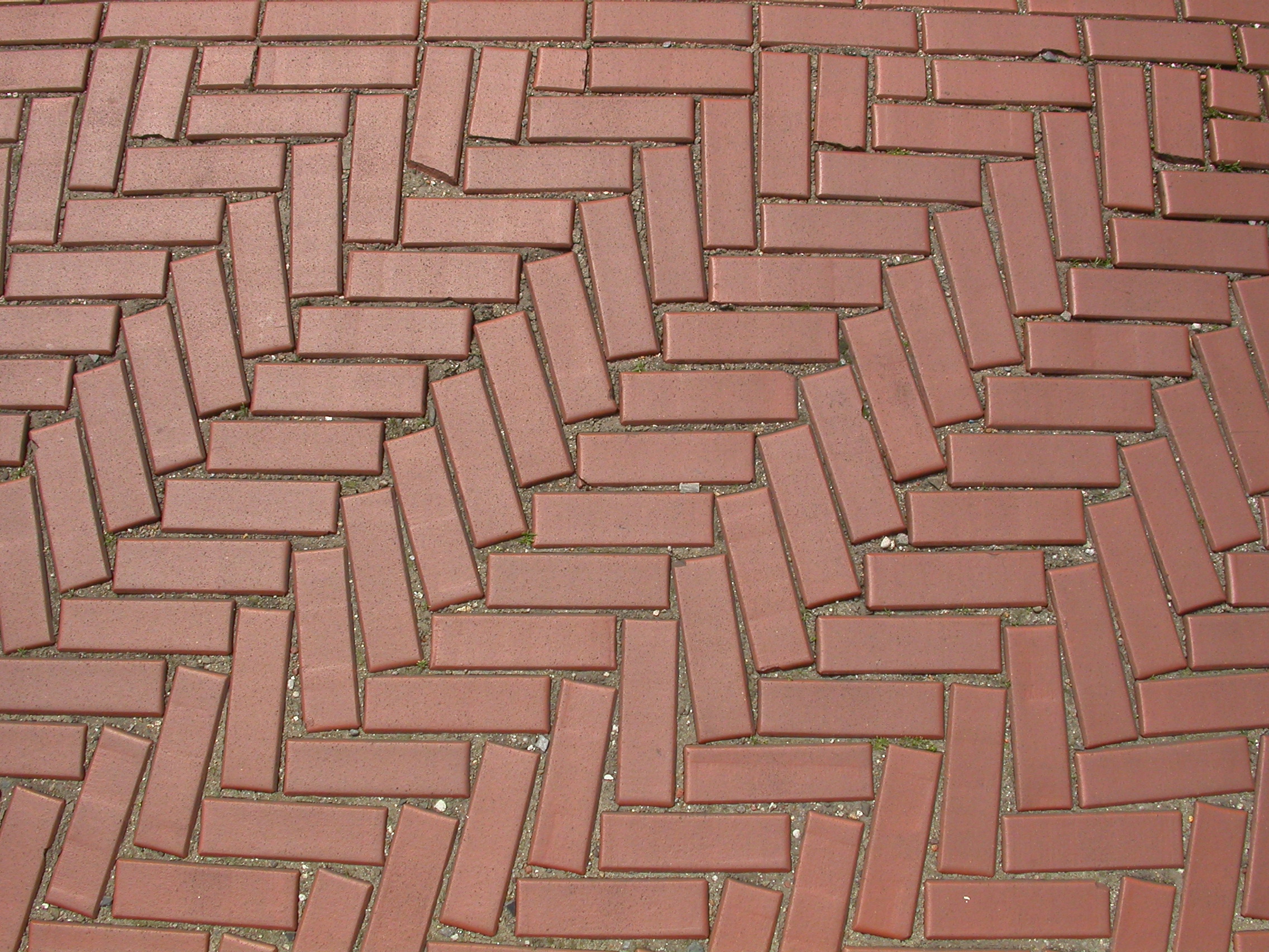 paul brick bricks grid like pattern red square