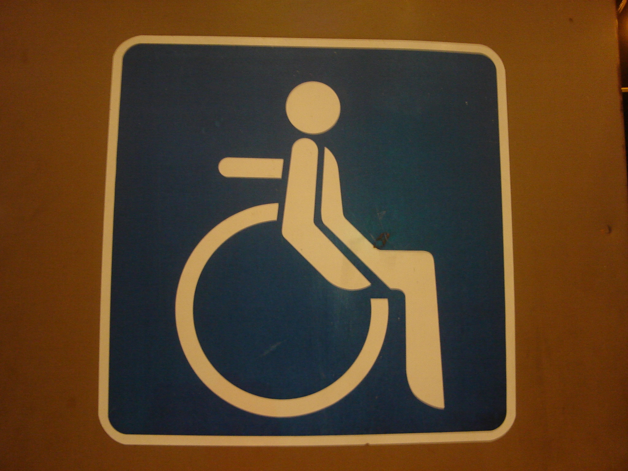 poows signs wheelchair or skippyball sign texture