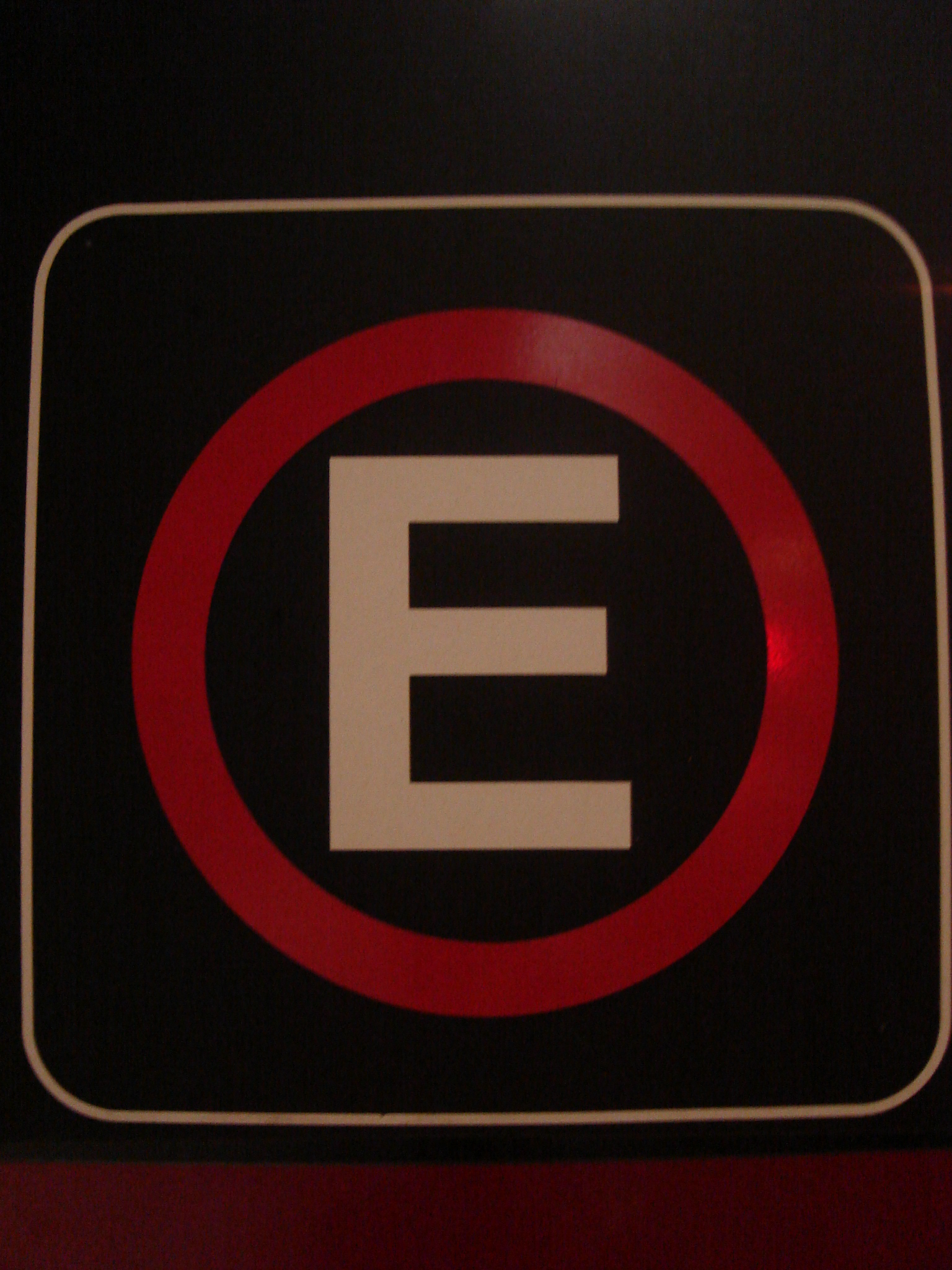 scripts poows typography forbidden for e's sanserif circle sign