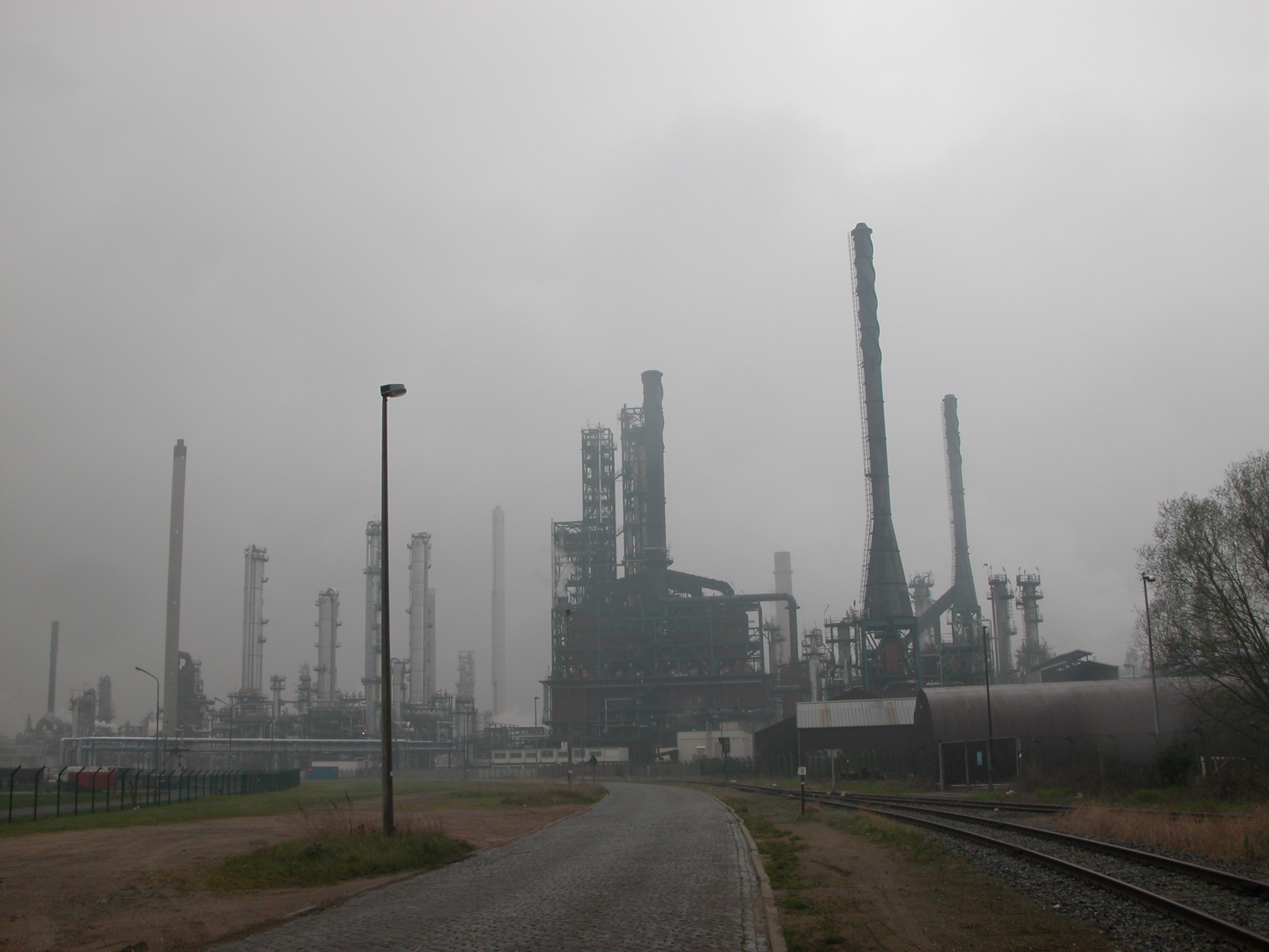 industrial pollution factory factories smog fog chimneys