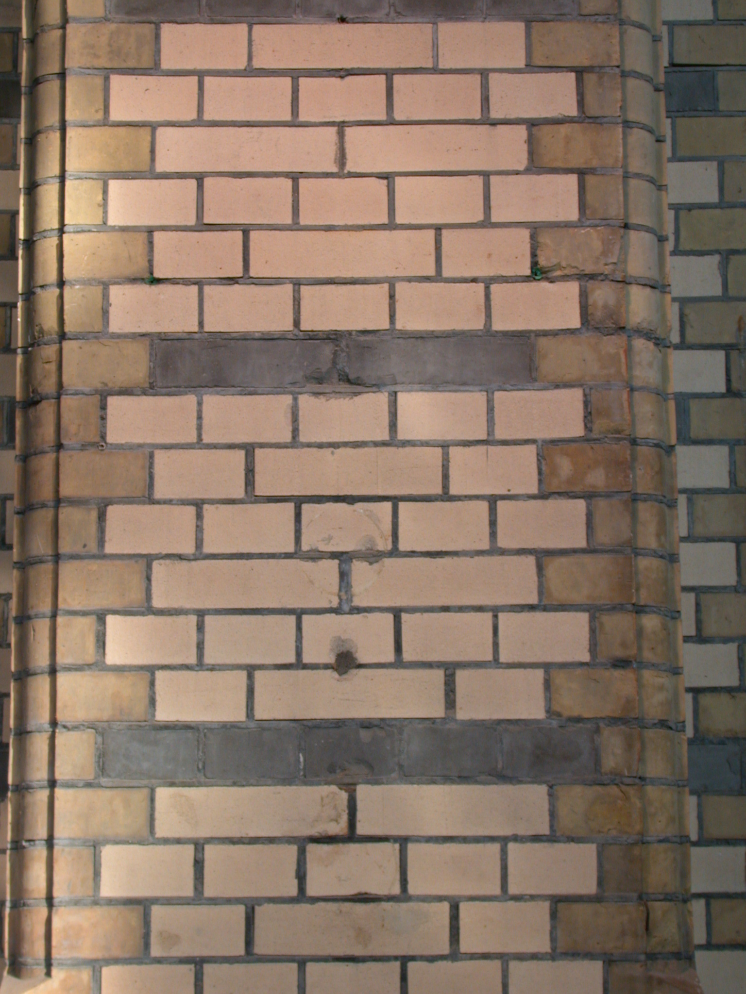 wall flat smooth brick bricks and mortar brown