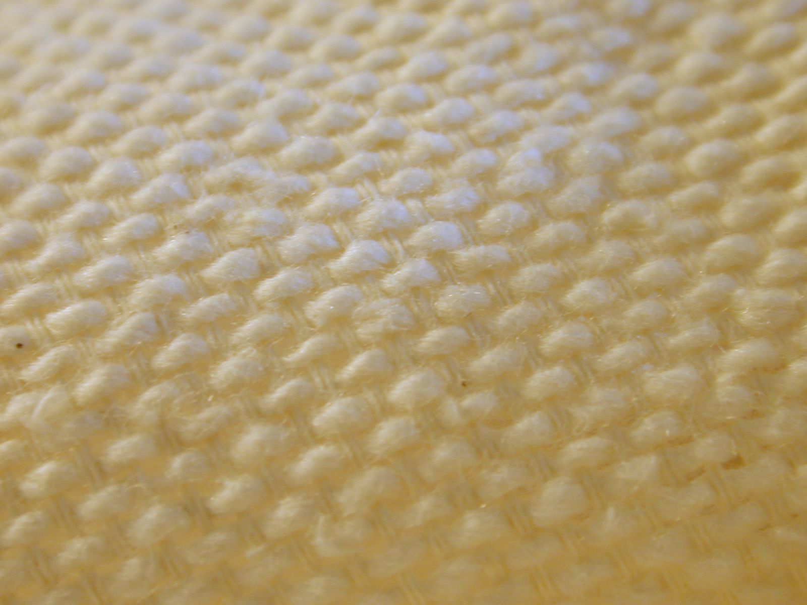 fabric yellow woven bumps