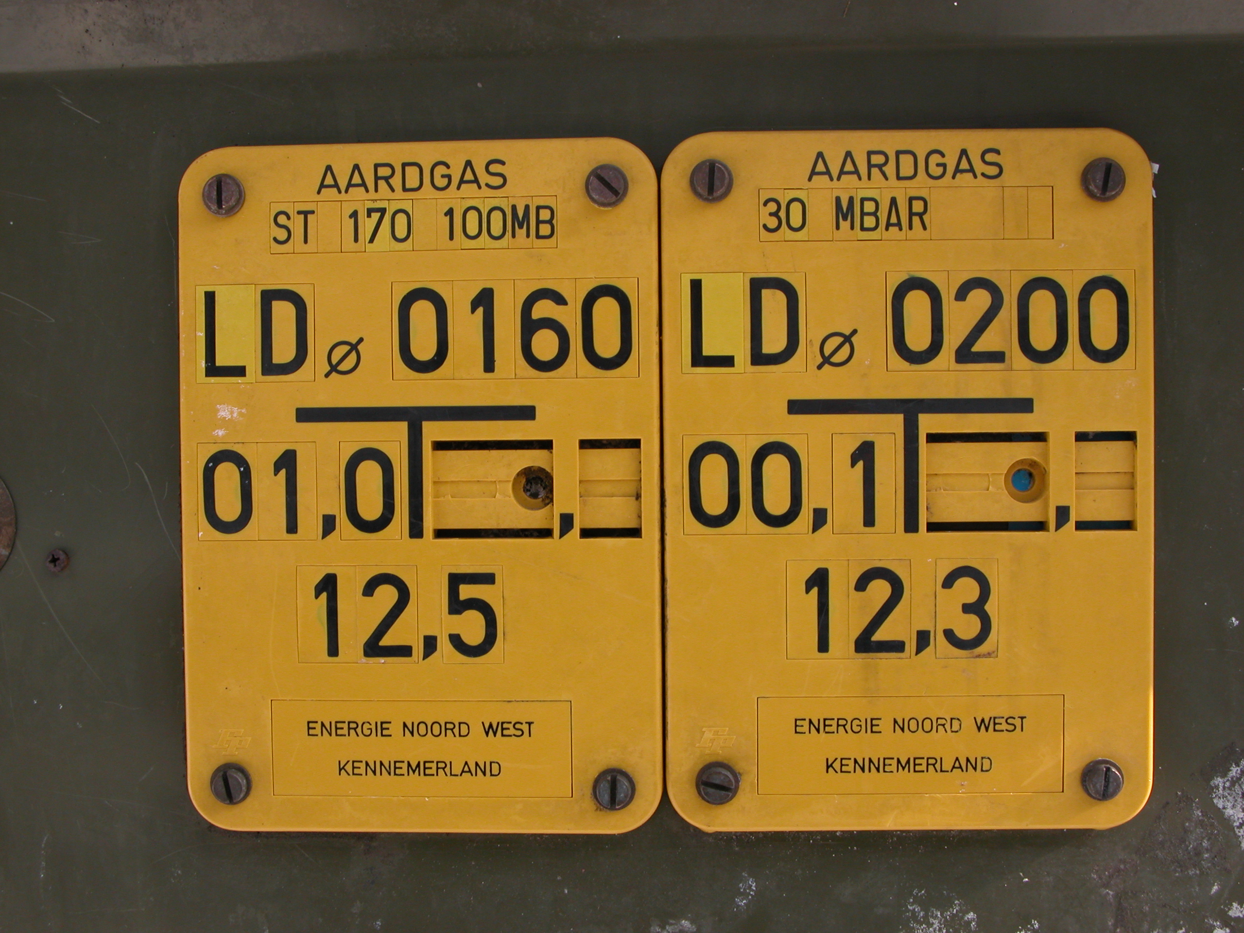 objects signs gas numbers marking sanserif