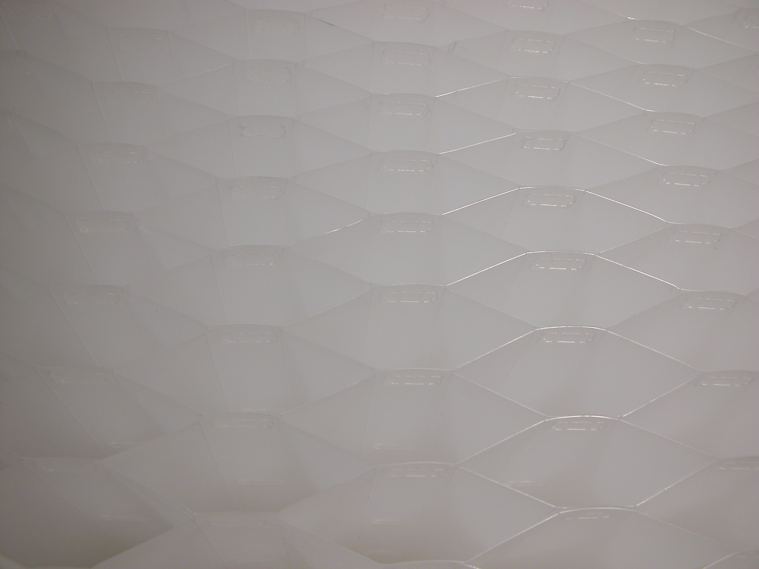 plastic cups honeycomb pattern white gray