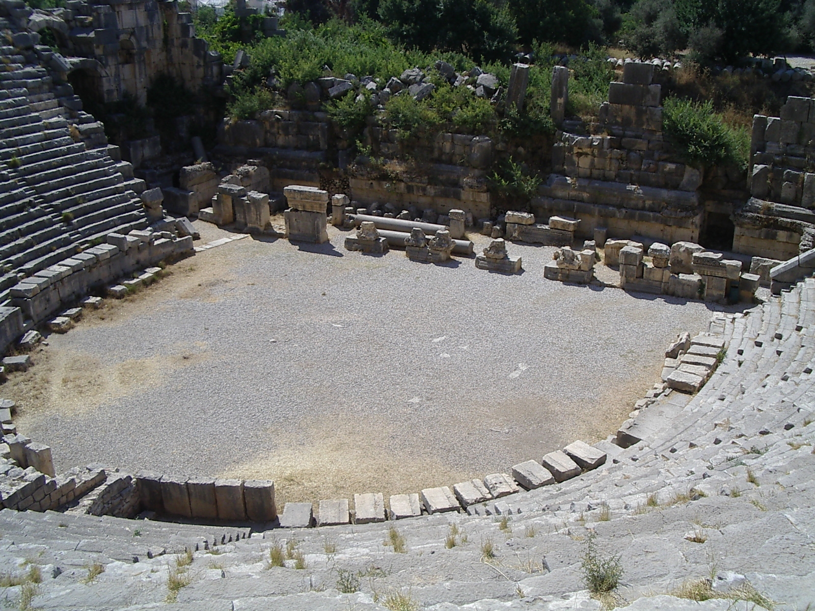 j_d greek theater stone benches show greece ancient