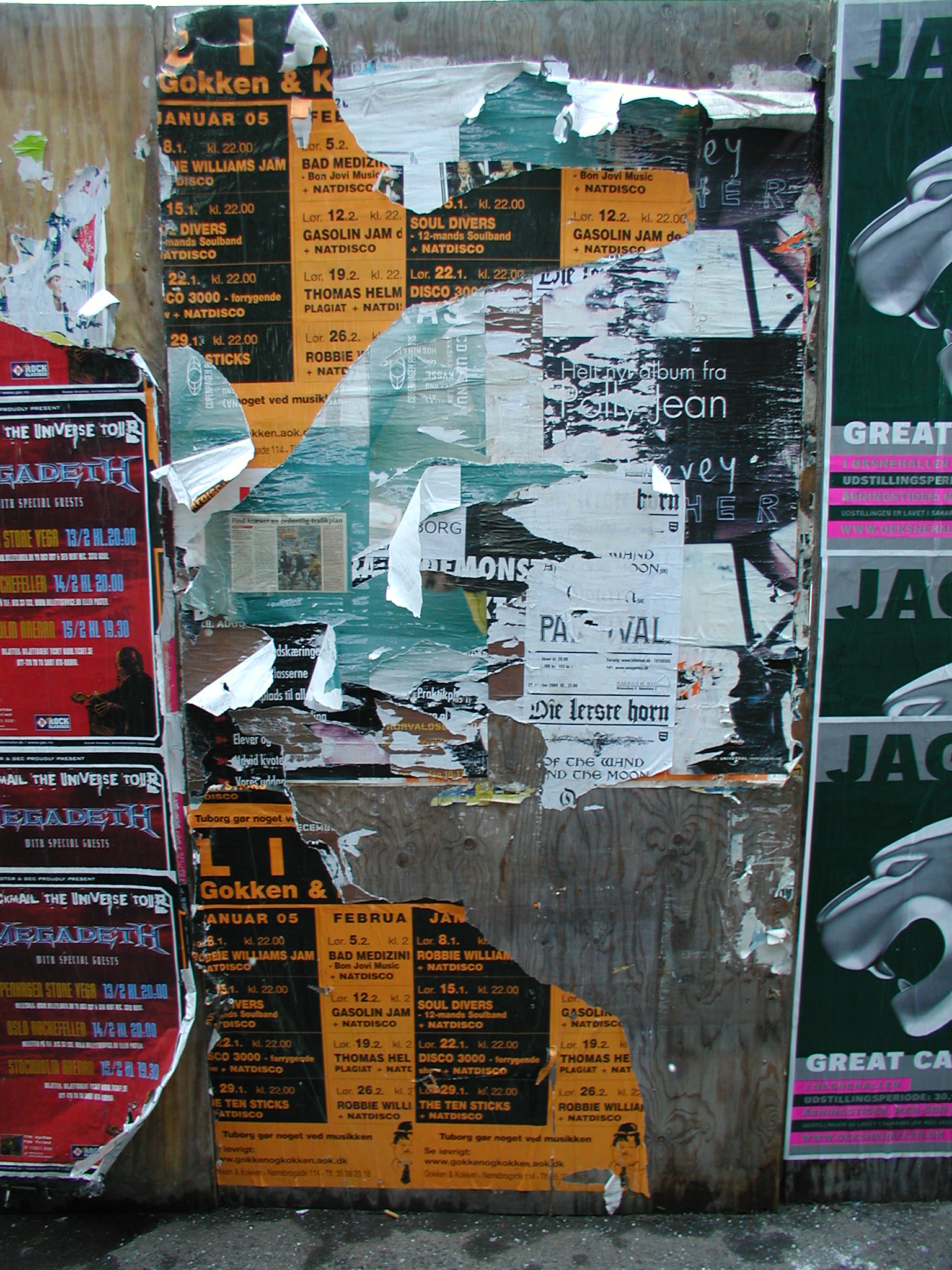 tabus city urban posters paper torn ads