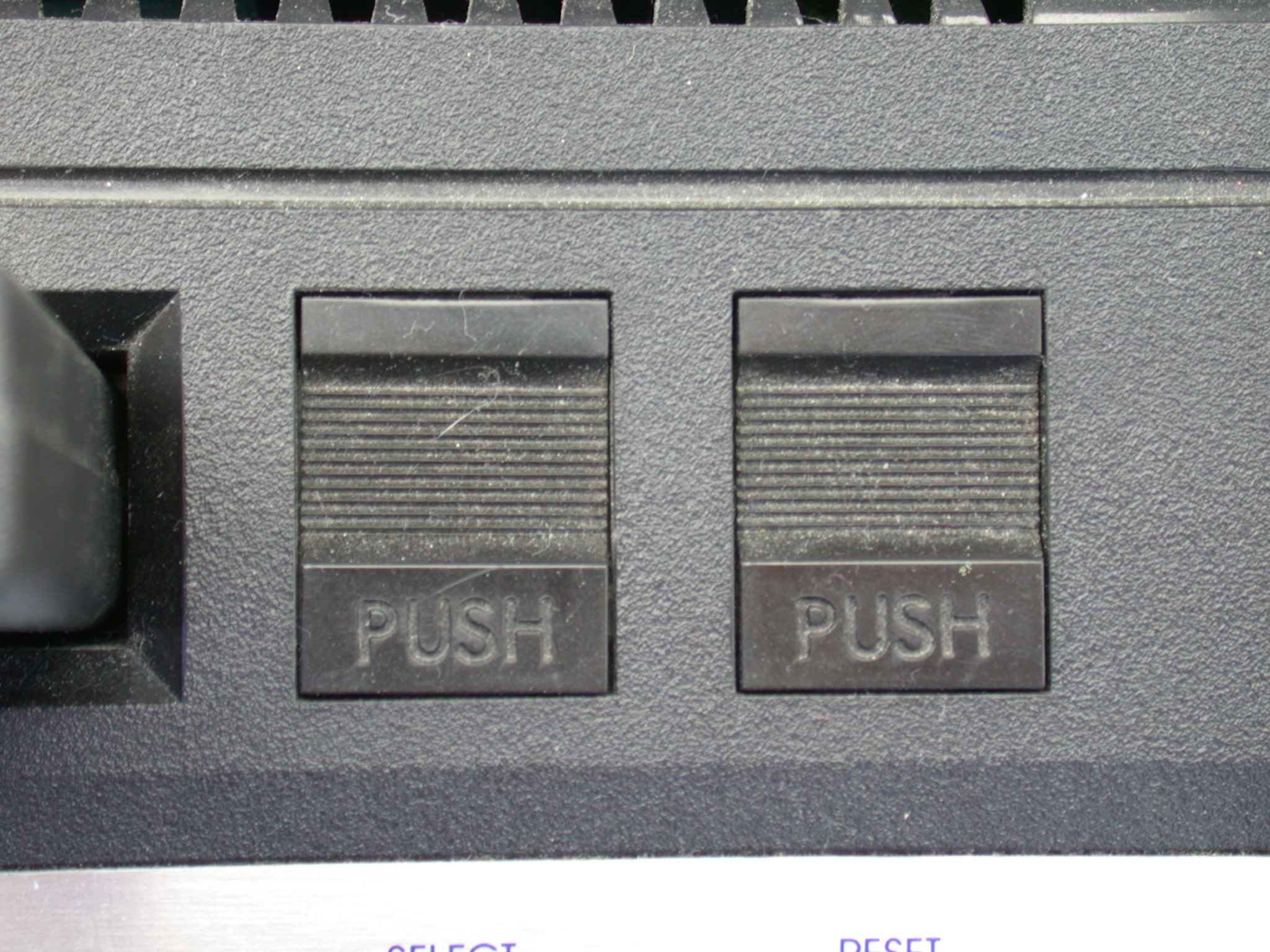 button buttons push pushbutton atari 2600 games console cartridge old 8-bit 8bit