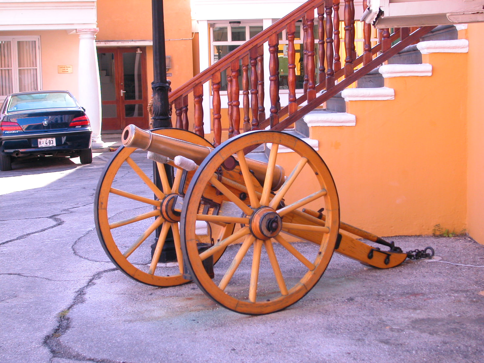 objects weaponry weapon gun cannon antique wheel wheels wood wooden