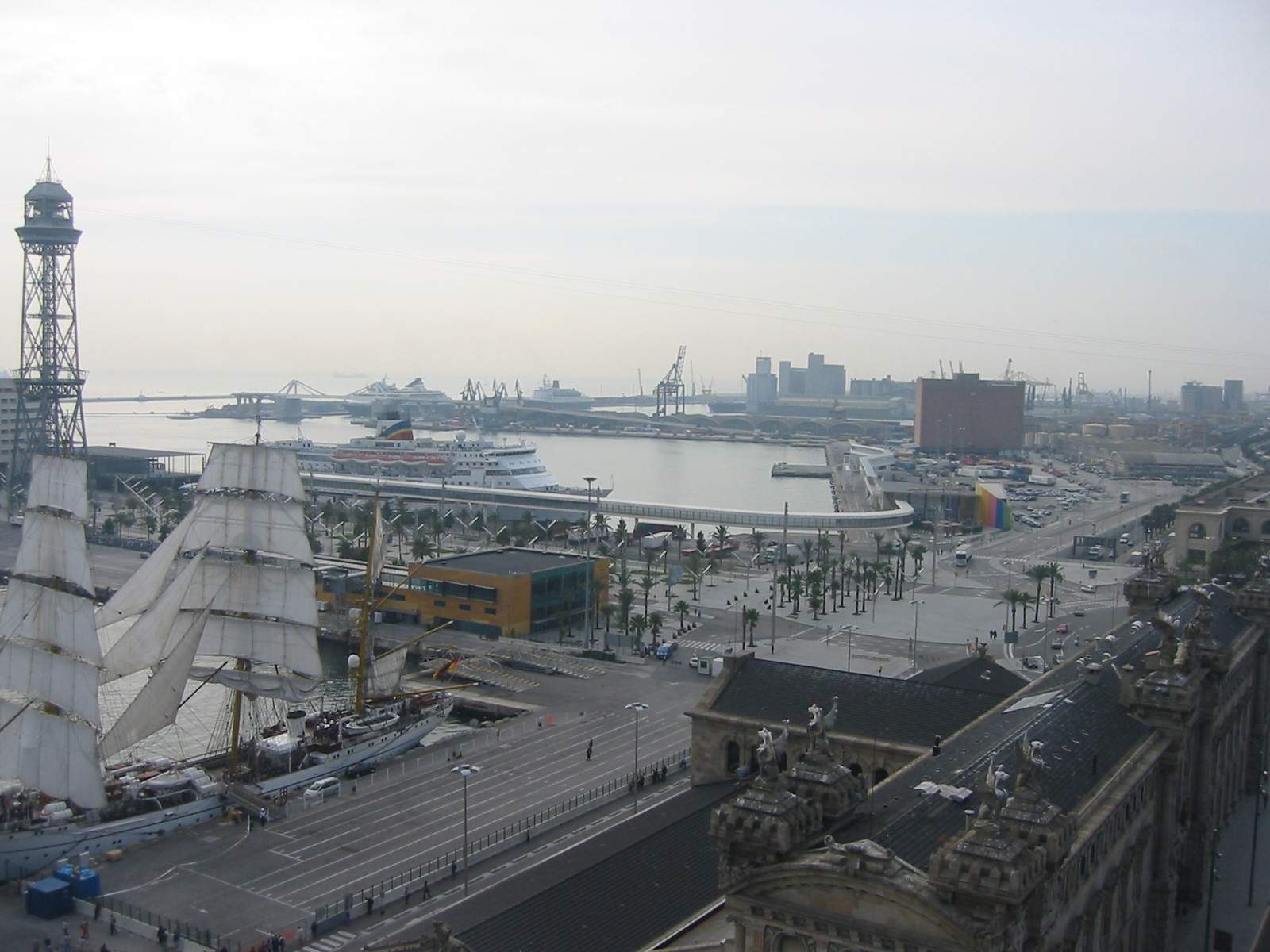 harbor harbour ship ships tallship cruise oceanliner activity barcelona barca