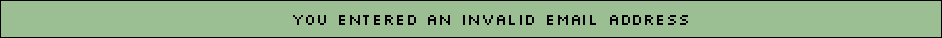 That's not a valid email address last time I checked
